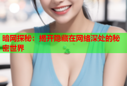 暗网探秘：揭开隐藏在网络深处的秘密世界