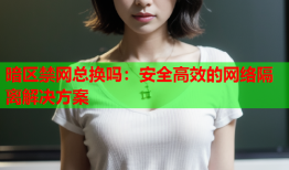 暗区禁网总换吗：安全高效的网络隔离解决方案