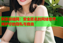 探索禁暗网：安全匿名的网络世界，保护你的隐私与自由