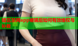 暗区禁网app被骗后如何有效维权与补救