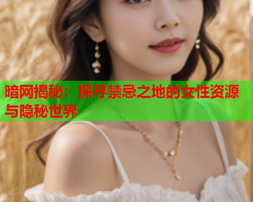 暗网揭秘：探寻禁忌之地的女性资源与隐秘世界