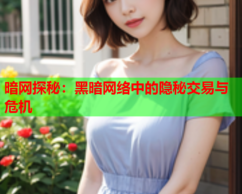 暗网探秘：黑暗网络中的隐秘交易与危机