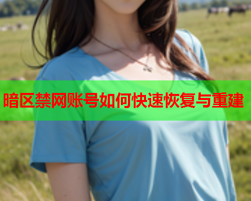 暗区禁网账号如何快速恢复与重建