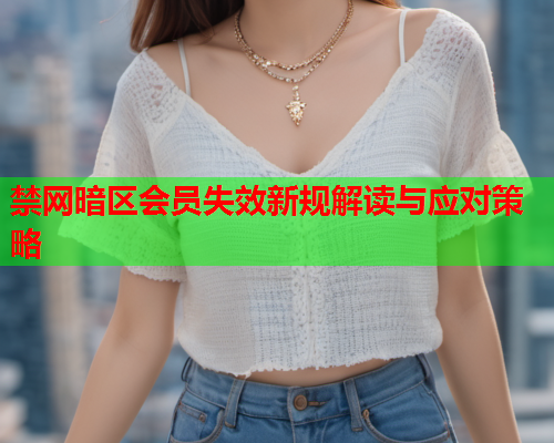 禁网暗区会员失效新规解读与应对策略