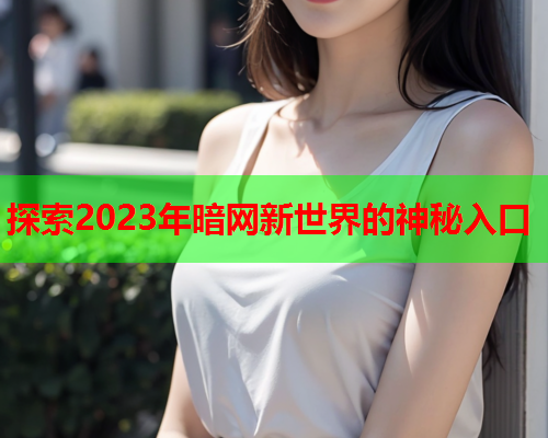 探索2023年暗网新世界的神秘入口