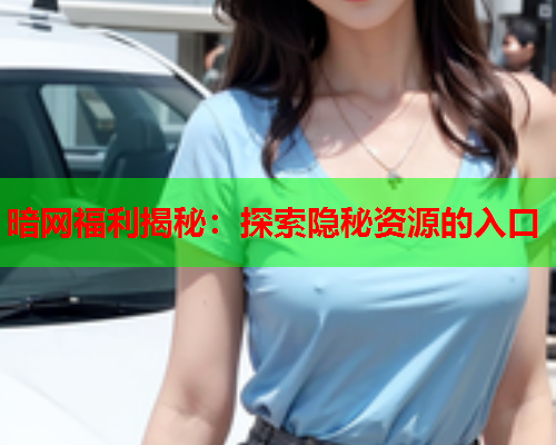 暗网福利揭秘：探索隐秘资源的入口