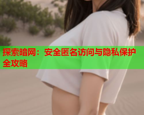 探索暗网：安全匿名访问与隐私保护全攻略