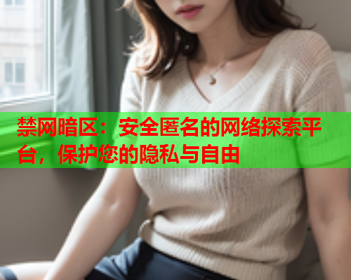 禁网暗区：安全匿名的网络探索平台，保护您的隐私与自由